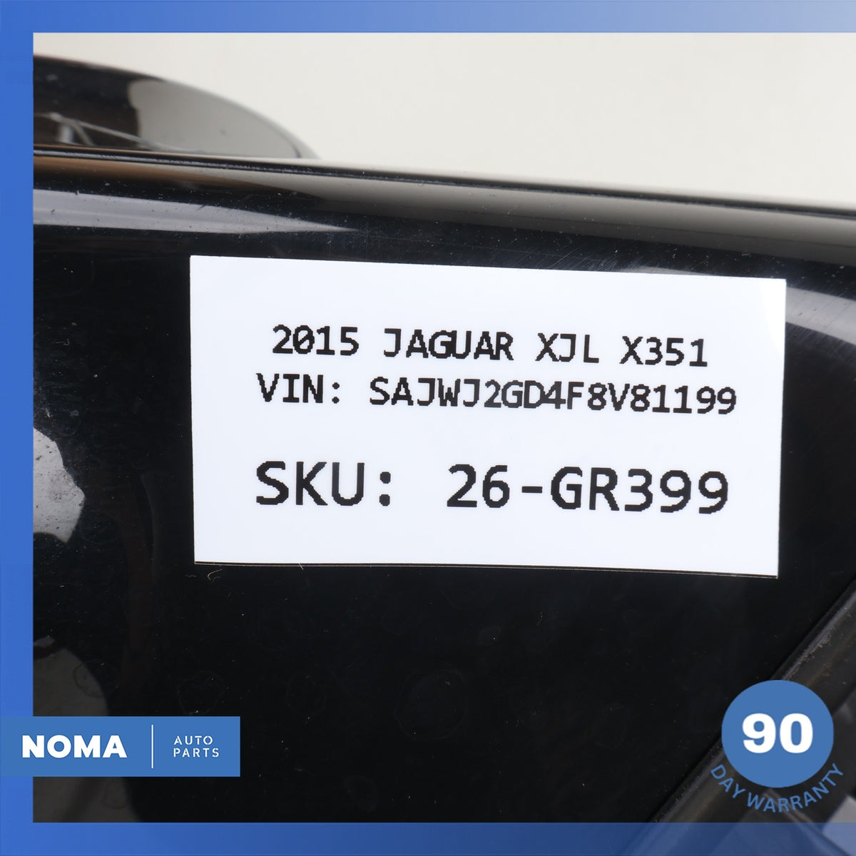 10-19 Jaguar X351 XJ XJR Right Side Rear View Door Mirror w/ Blind Spot OEM - photo 16
