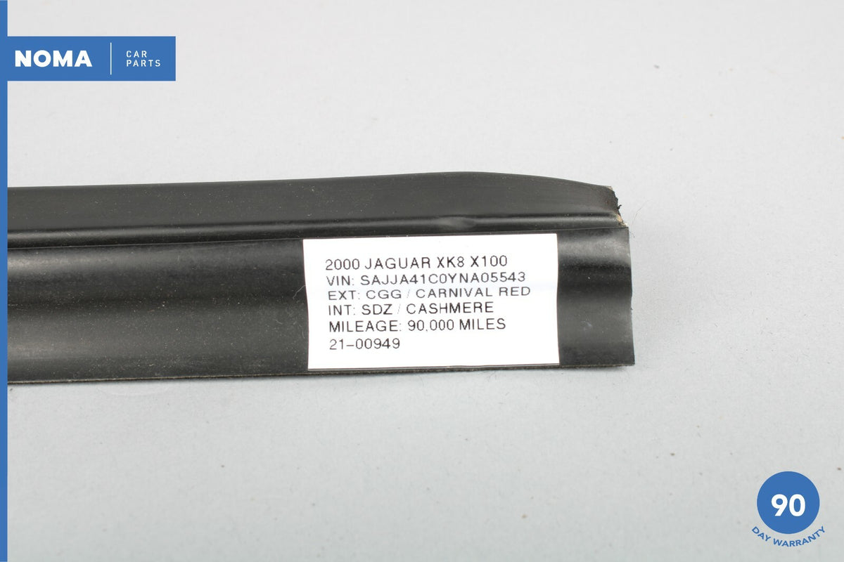 97-06 Jaguar XK8 X100 Convertible Front Left Door Window Molding Seal Inside OEM - photo 9