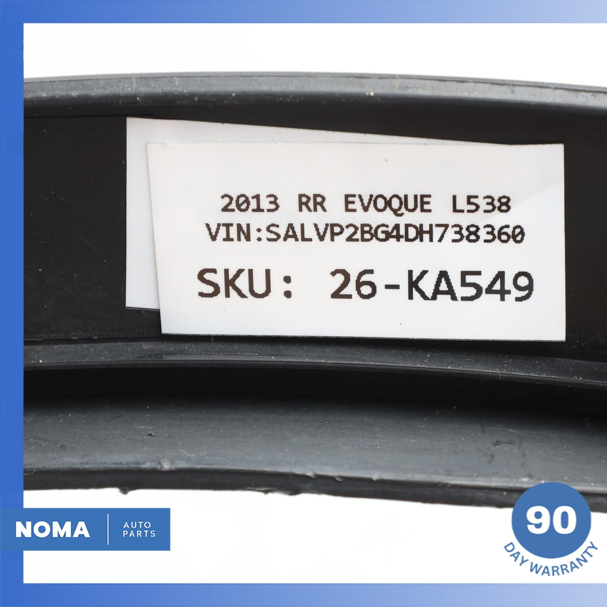 12-19 Range Rover Evoque L538 4DR Front Left Side Wheel Arch Molding OEM - photo 11