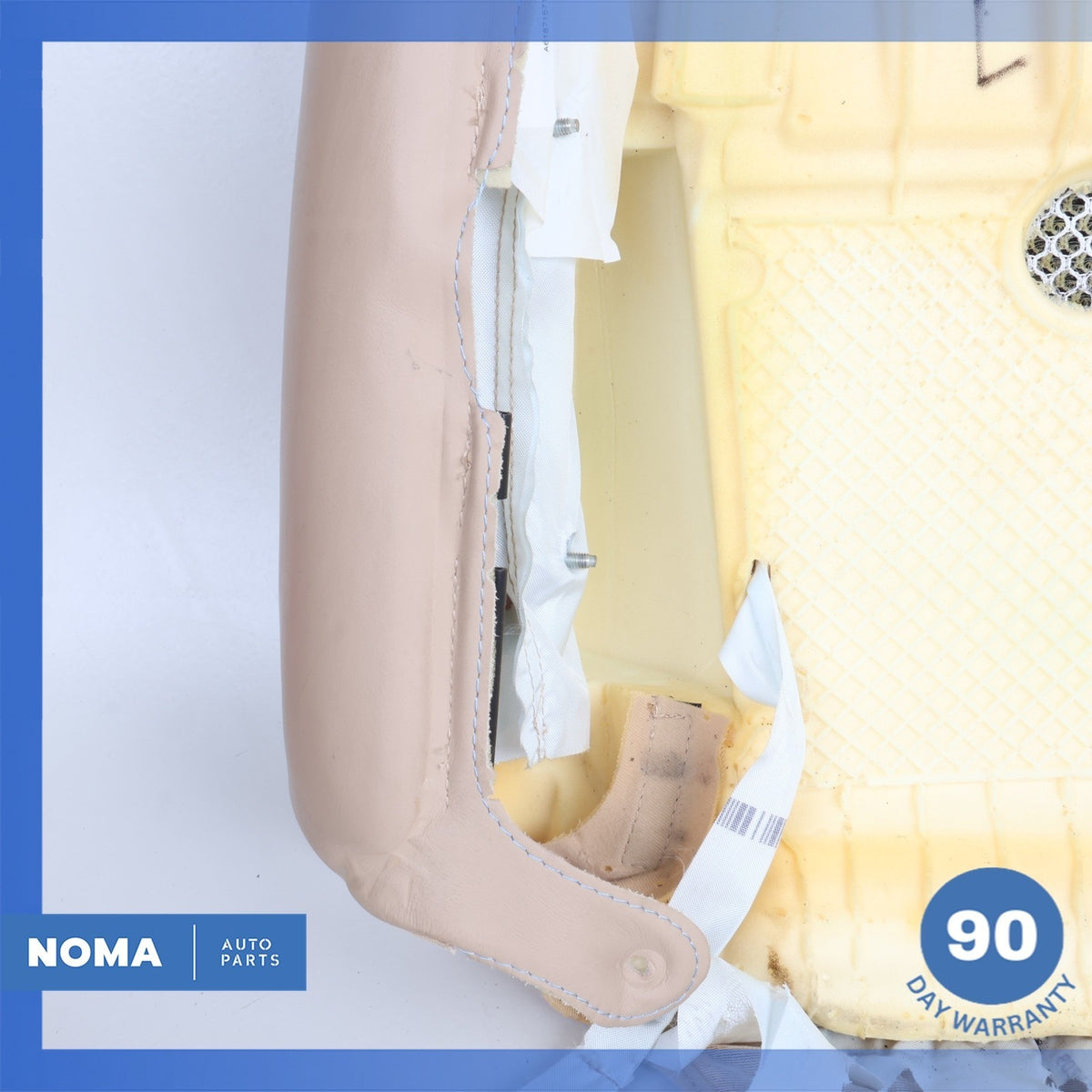 10-19 Jaguar X351 XJL XJR Front Left Driver Top Upper Seat Cushion Beige OEM - photo 15