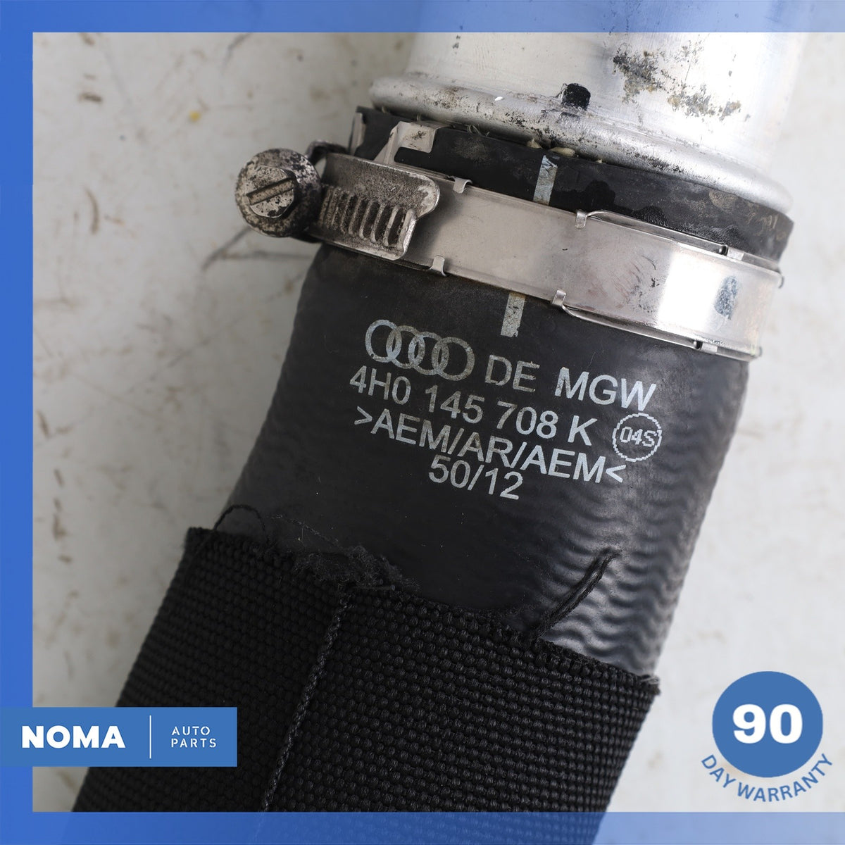 14-16 Audi D4 A8 3.0L TDI Turbocharger Intercooler Air Inlet Hose OEM - photo 7