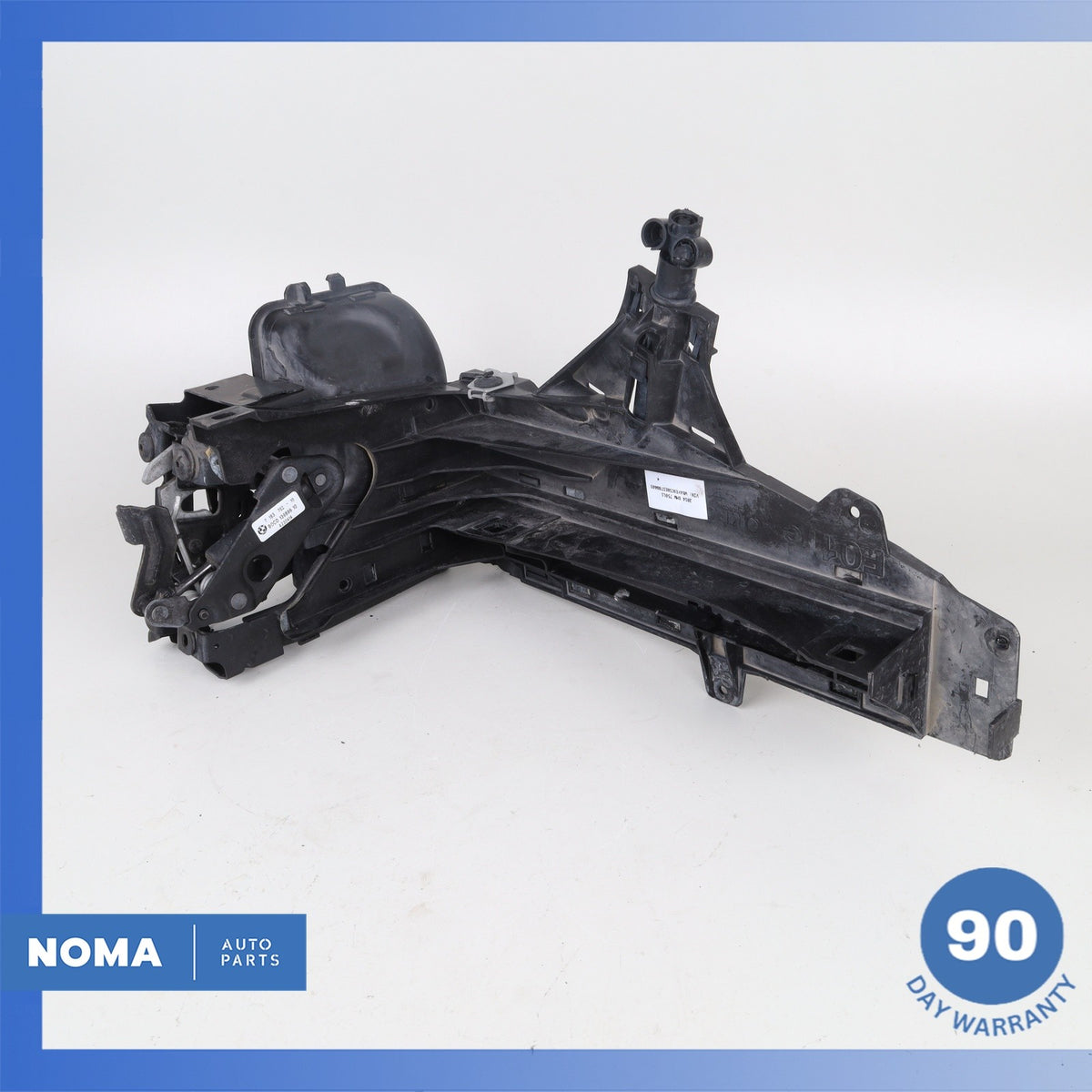 09-15 BMW F02 750i 740i Right Headlight Support Mount Bracket w/ Hood Latch OEM - photo 1