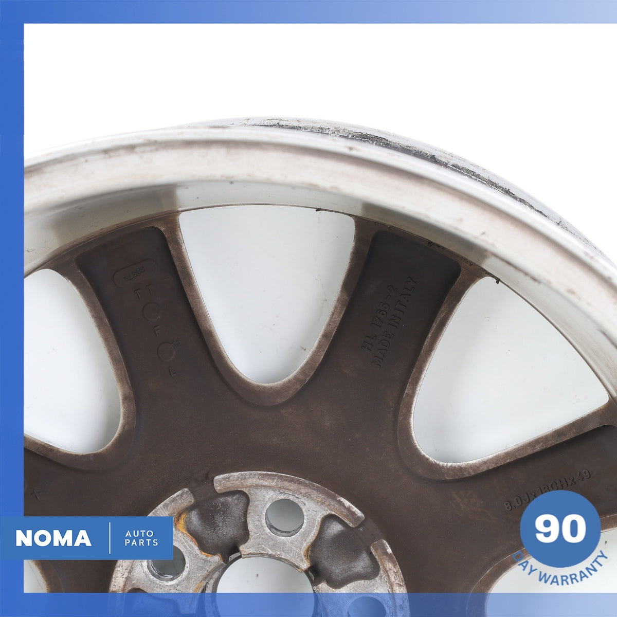 04-09 Jaguar X350 XJ8 Vanden Plas Dynamic 8 x R18 18" Wheel Rim Silver OEM - photo 9