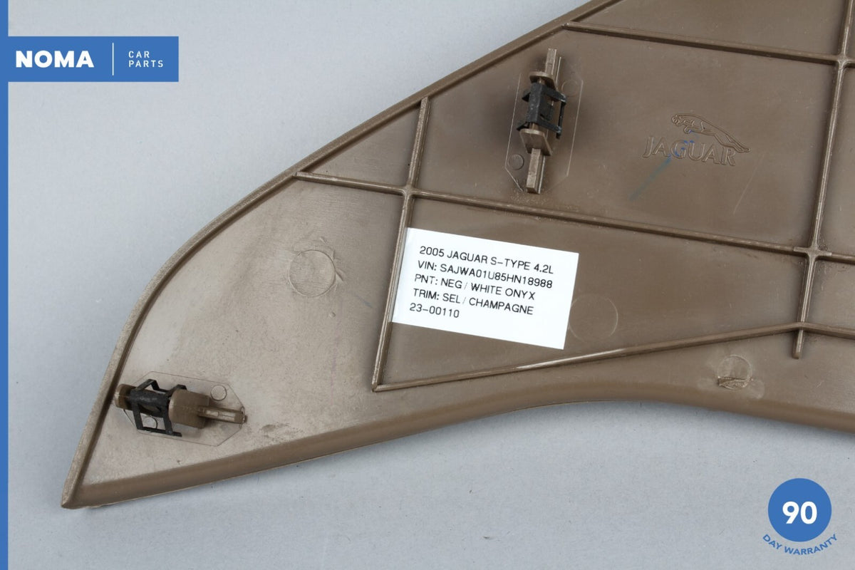 05-07 Jaguar S-Type X204 Left Driver Side Dash Dashboard End Cap Cover Trim OEM - photo 7