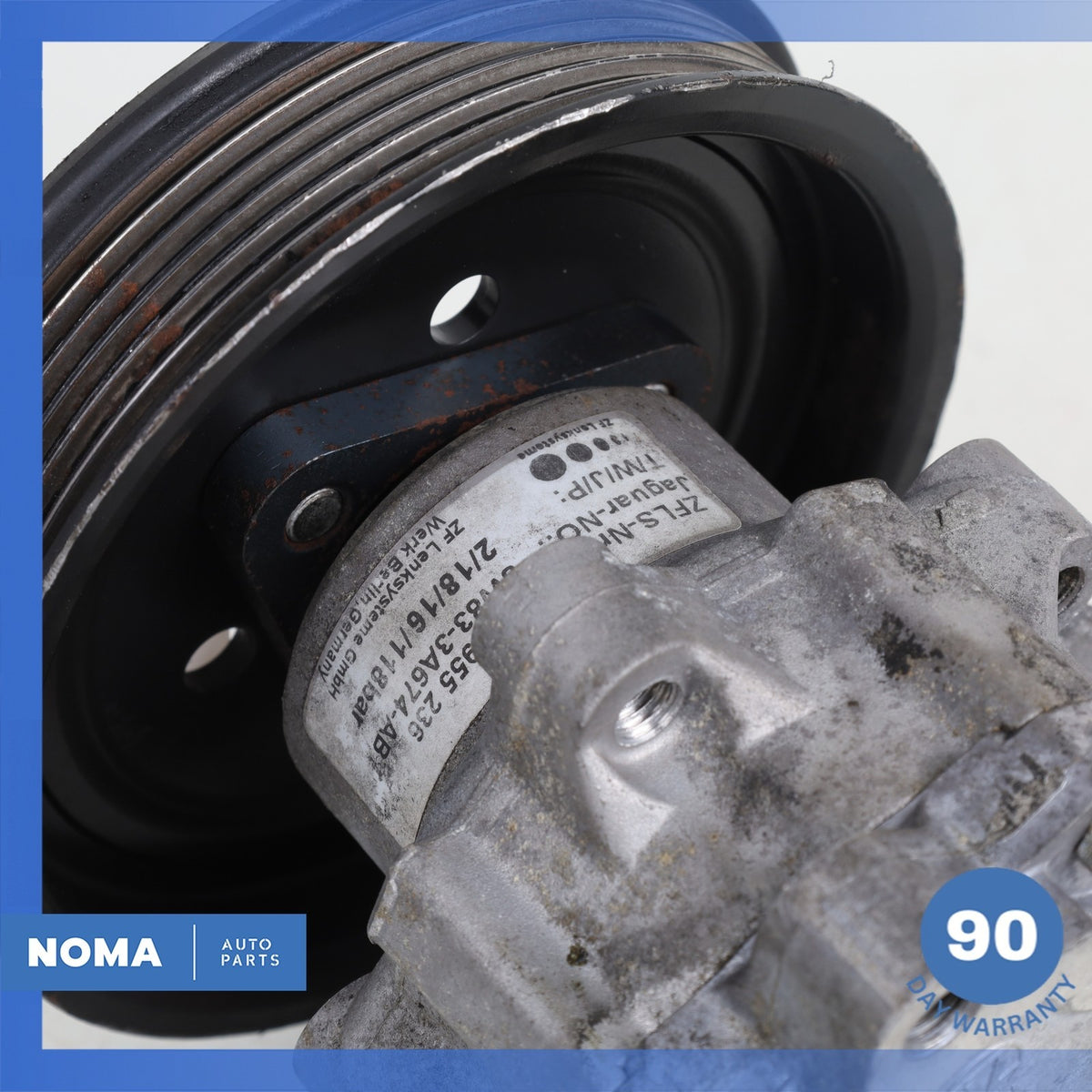 10-19 Jaguar X351 XJ 3.0L 5.0L Power Steering Pump Assembly 8W833A674AB OEM - photo 7