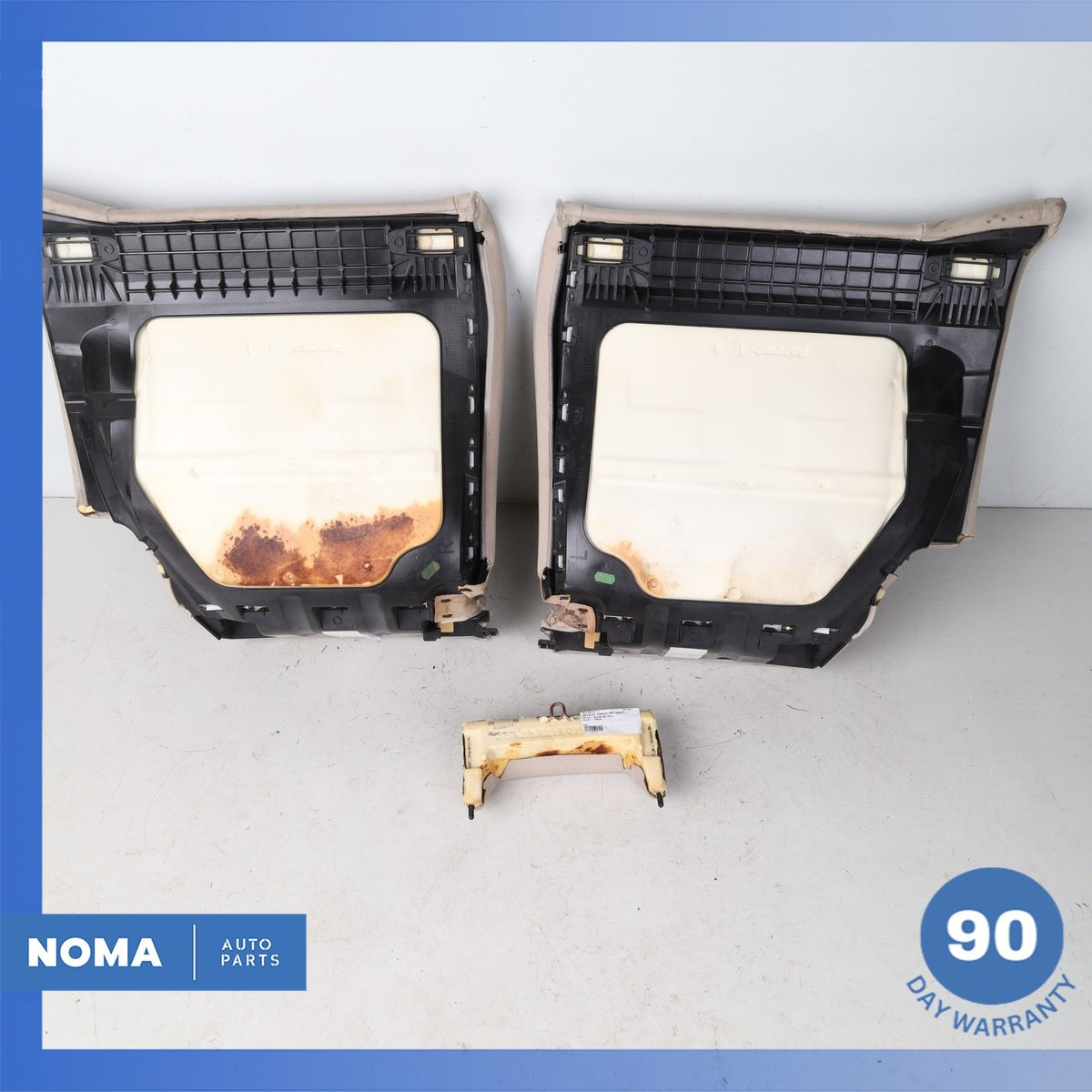 10-13 BMW E92 328i 335i Coupe Rear Left & Right Seat Lower Cushion Set Beige OEM - photo 16