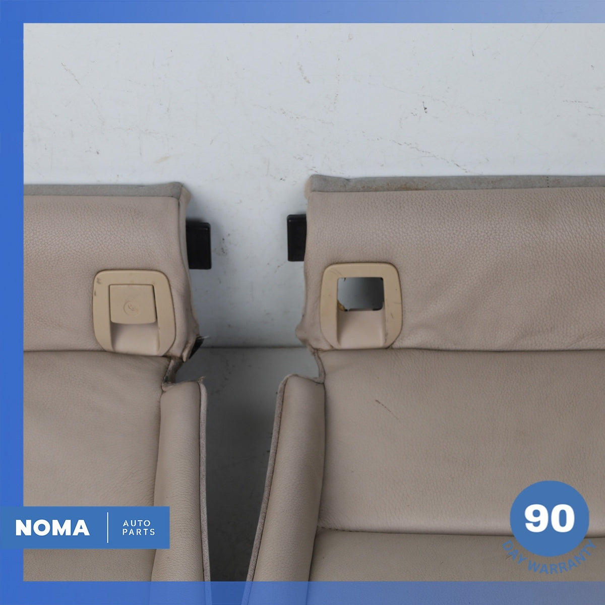 10-13 BMW E92 328i 335i Coupe Rear Left & Right Seat Lower Cushion Set Beige OEM - photo 6