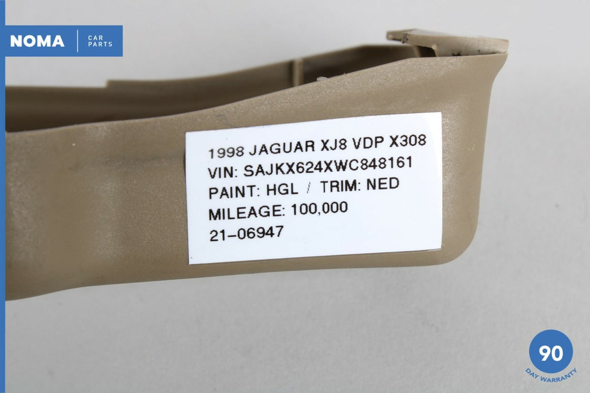 98-03 Jaguar XJ8 XJR VDP X308 Rear Left Seat Rail Catch Cover Trim AEK OEM - photo 6