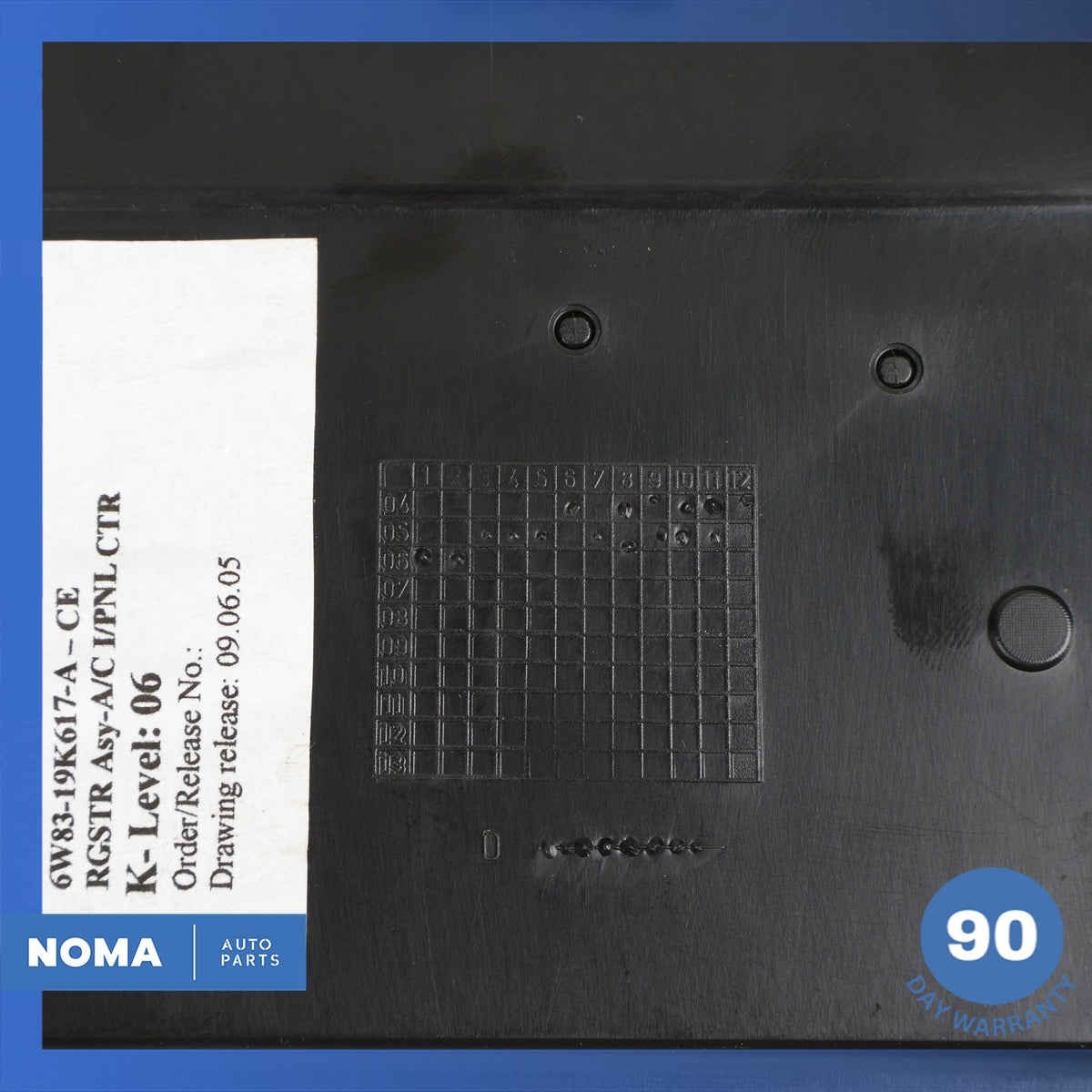 07-11 Jaguar X150 XK XKR Center Dash Board AC A/C Dual Air Vent 6W8319K617A OEM - photo 15