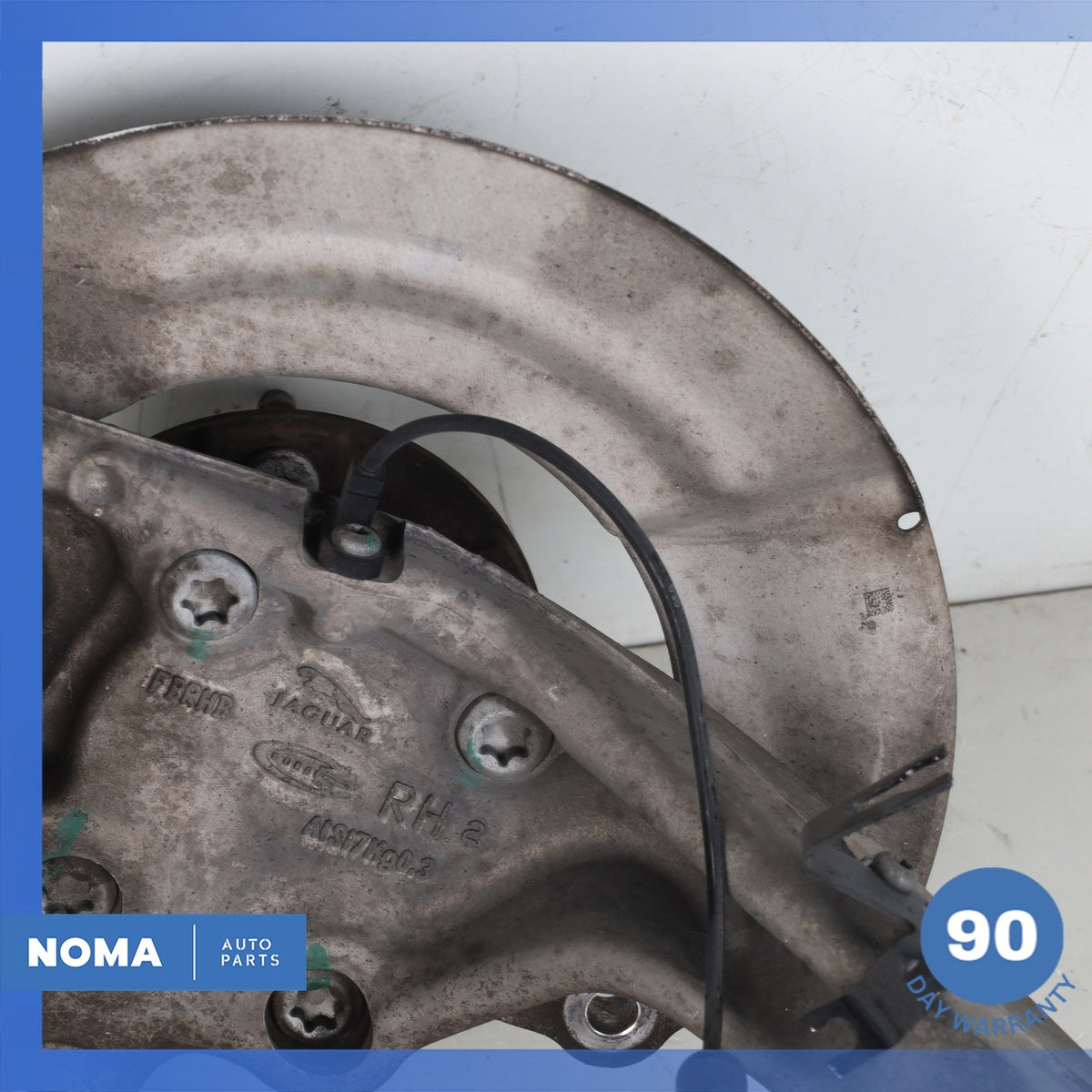 17-19 Jaguar X760 XE RWD Front Right Side Spindle Knuckle Hub w/ Shield OEM - photo 9