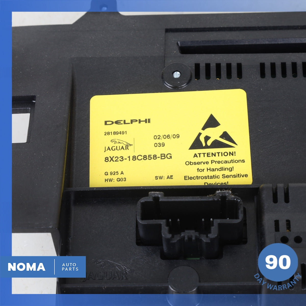 09-11 Jaguar X250 XF XFR Center Console Climate Control Radio Switch Panel OEM - photo 10