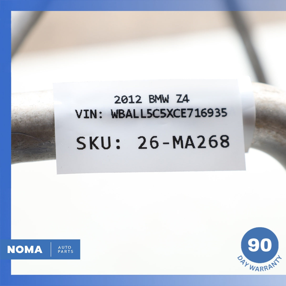 12-16 BMW E89 Z4 A/C AC Air Conditioning Hose Line Set 64539242078 OEM - photo 13