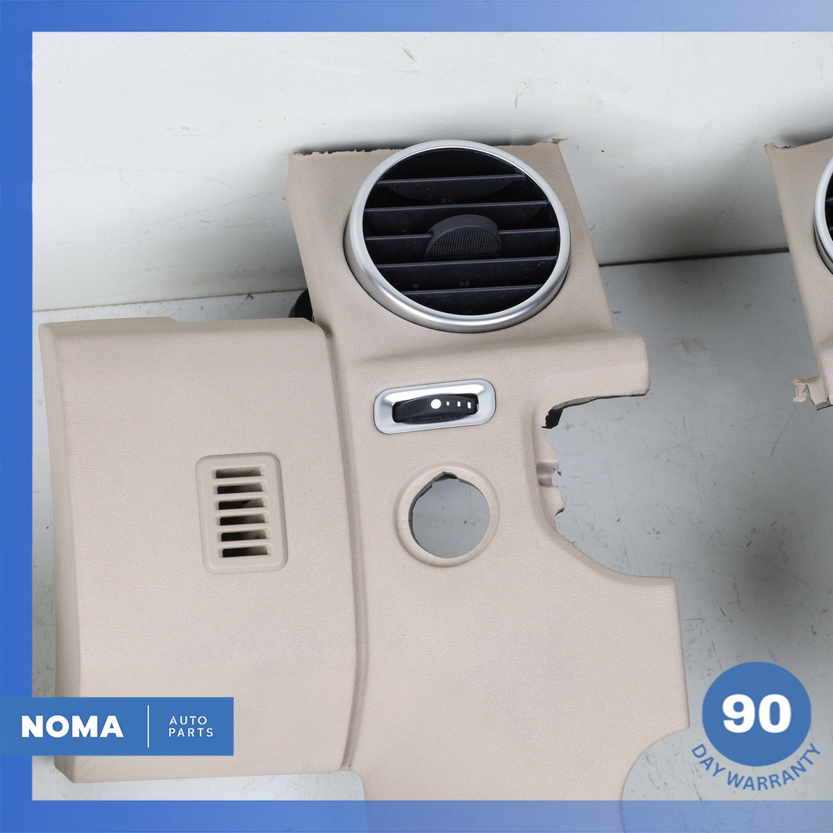 10-16 Land Rover L319 LR4 Dash Dashboard AC A/C Air Vent Trim Set Beige OEM - photo 4