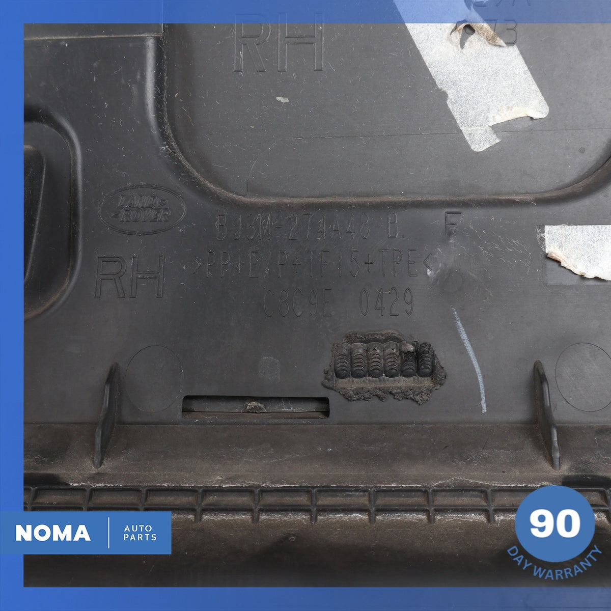 12-19 Range Rover Evoque L538 4DR Rear Right Door Lower Molding BJ3M274A48B OEM - photo 11