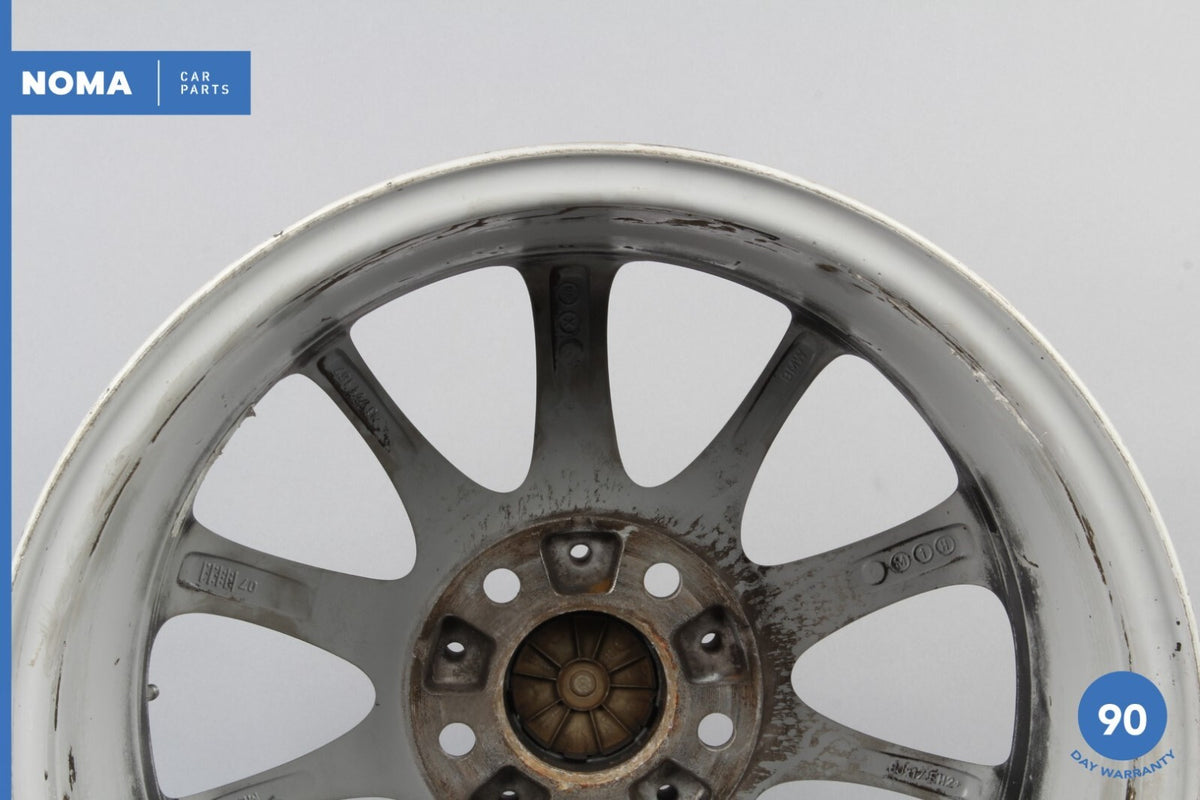 06-08 BMW Z4 E85 E86 8Jx17 R17 10 Spoke Alloy Wheel Rim w/ Logo & Sensor OEM - photo 7