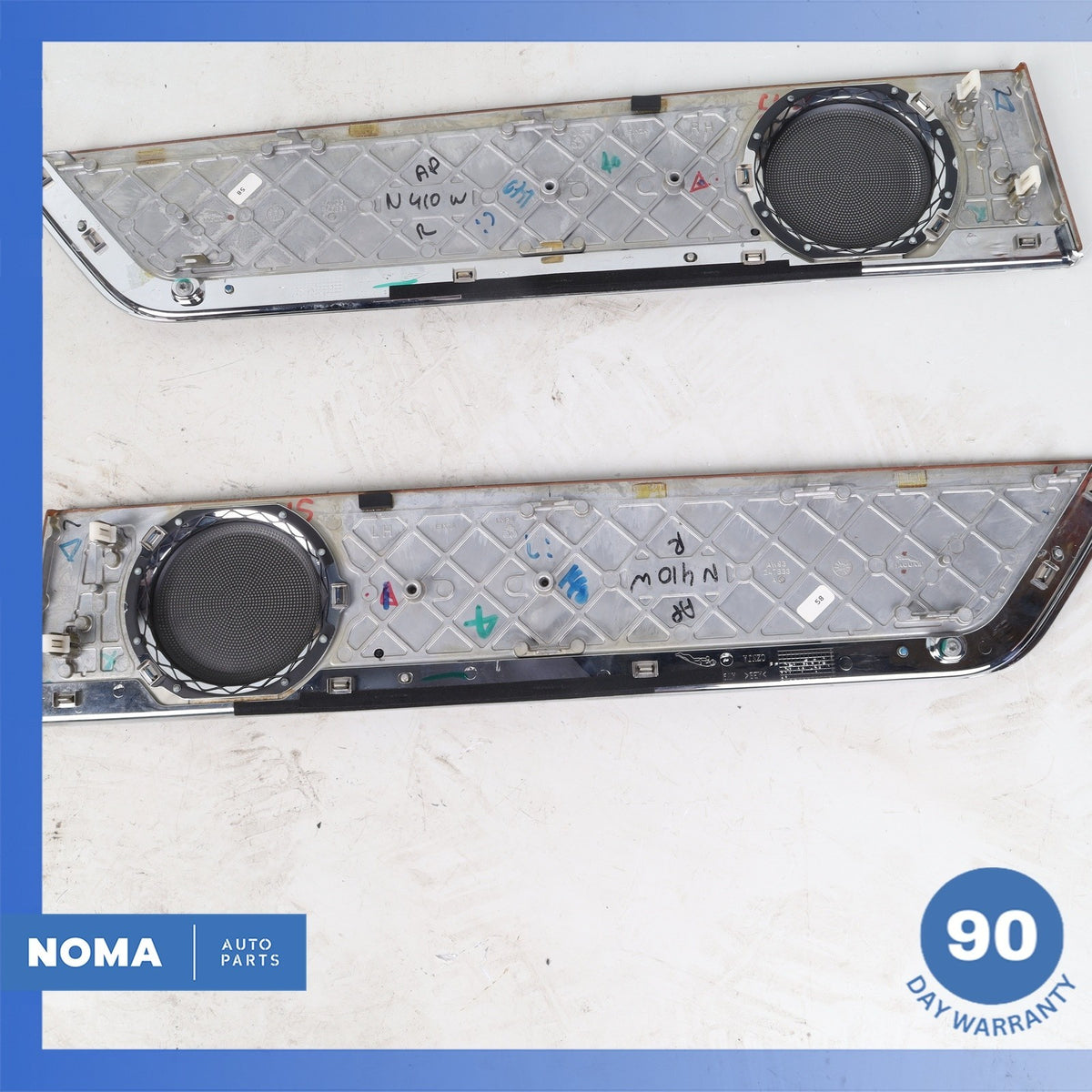 10-19 Jaguar X351 XJ SWB Front & Rear Side Door Interior Molding Set OEM - photo 16