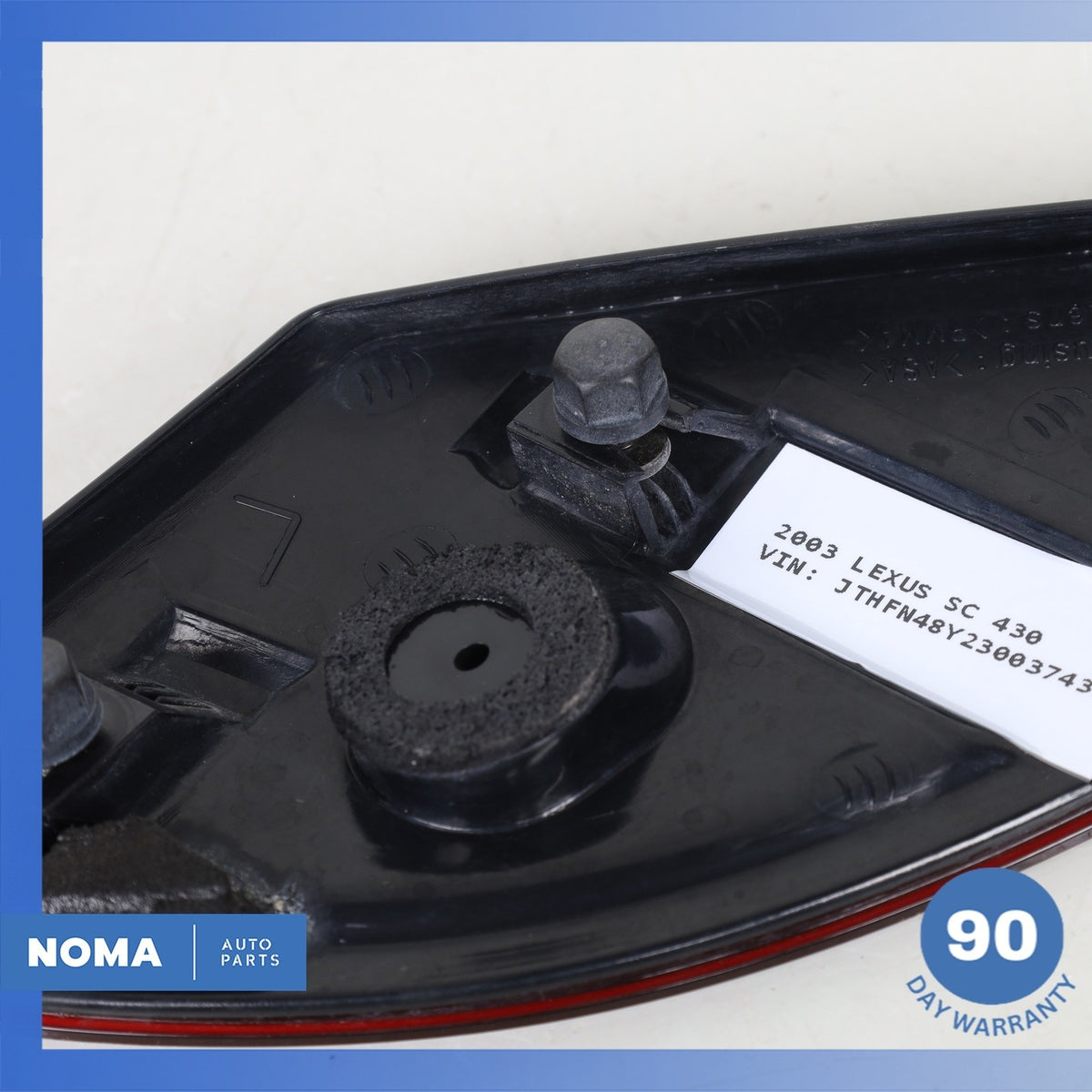 02-05 Lexus Z40 SC430 Rear Left Driver Side Tail Light Lamp Reflector Lens OEM - photo 8