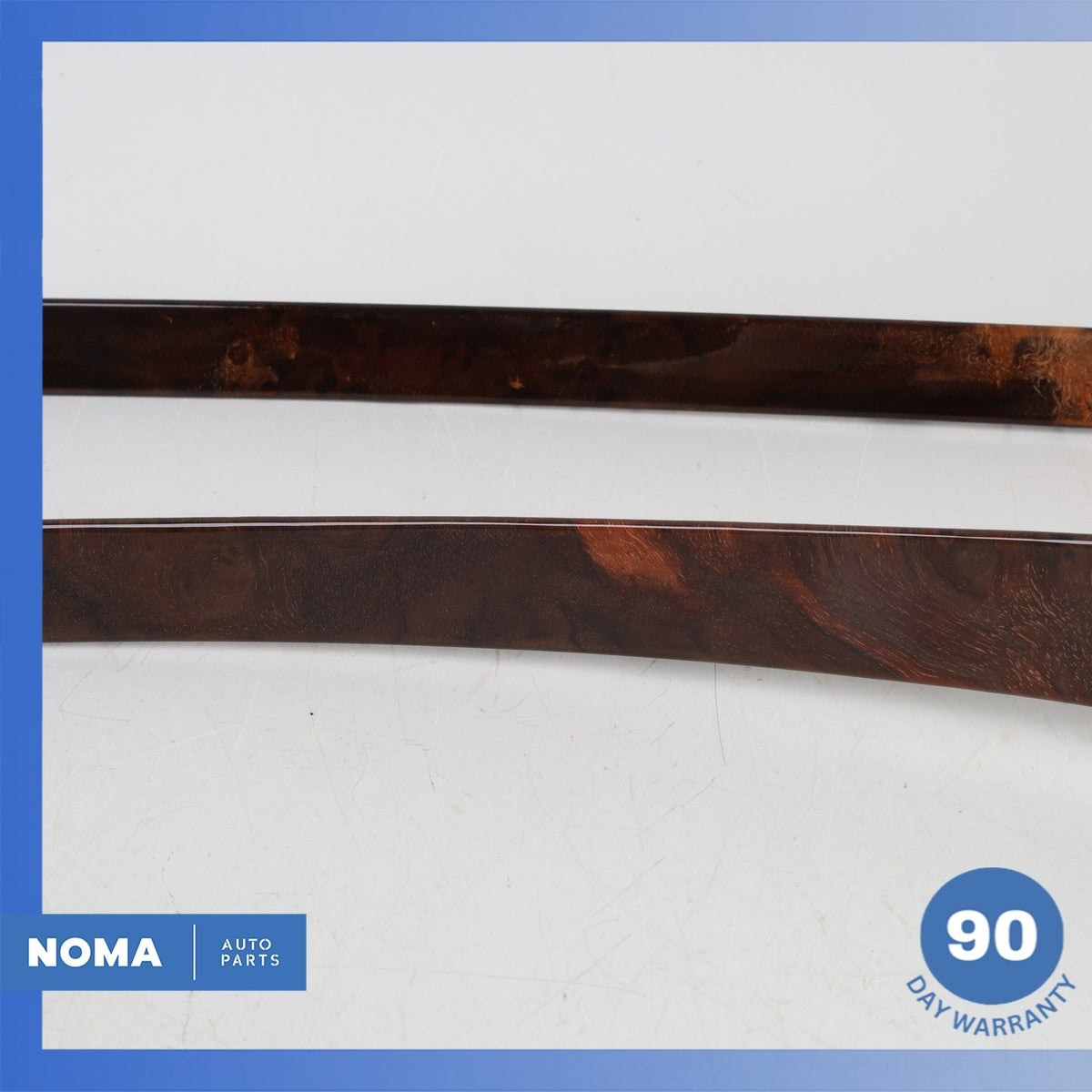 10-19 Jaguar X351 XJ XJR Left & Right Side Dashboard Molding Trim Set Wood OEM - photo 3