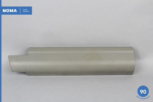 04-10 BMW 530i 550i E60 Front Left Driver Side Seat Rail Cover Trim Gray OEM - photo 1