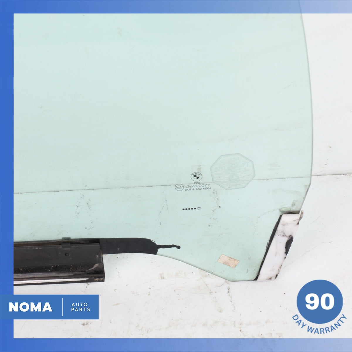 96-02 BMW E36 Z3 Convertible Left Driver Door Window Glass 51328397627 OEM - photo 6