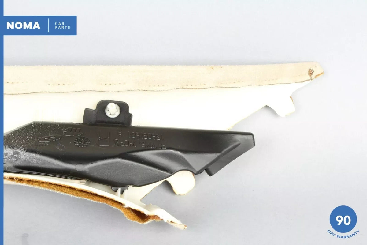 10-19 Jaguar X351 XJ XJR Front Right Side A Pillar Trim Panel Suede Beige OEM - photo 6