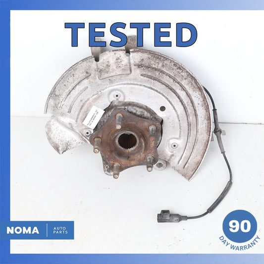 09-19 Jaguar X250 XF XJ XK Rear Right Spindle Knuckle Hub w/ Shield OEM - photo 1