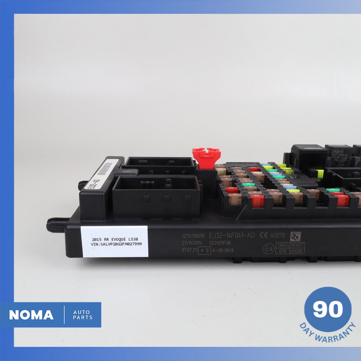 12-15 LR Range Rover Evoque L538 Body Control Module Fuse Relay Box OEM - photo 5