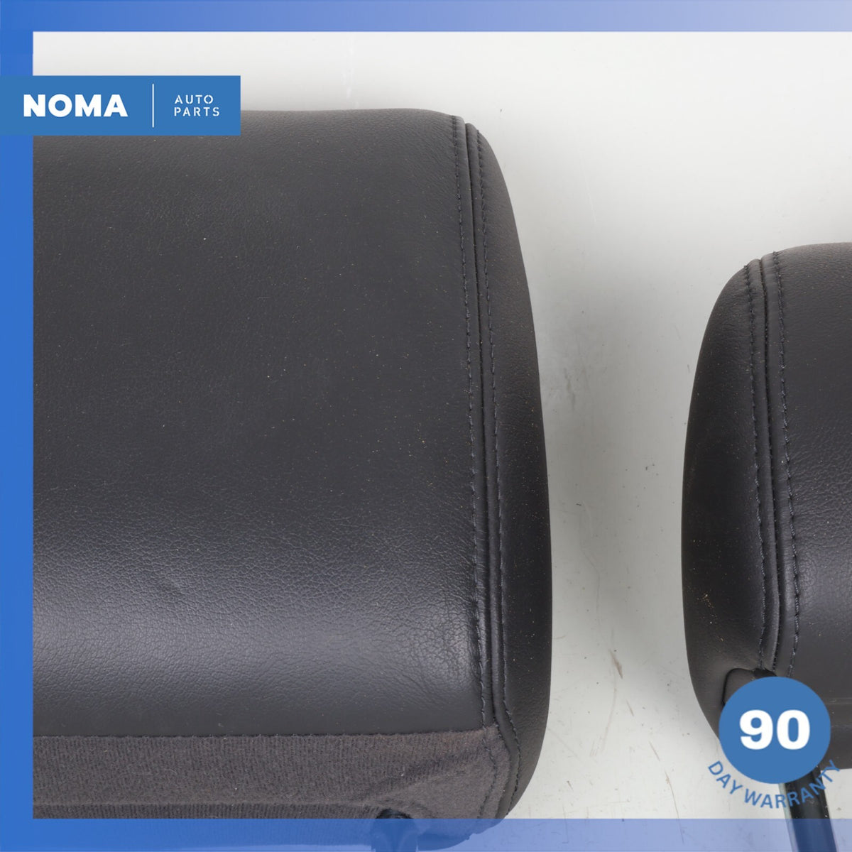 12-15 Jaguar X250 XF XFR Rear Seat Headrest Head Rest Set of 3 Black OEM - photo 4