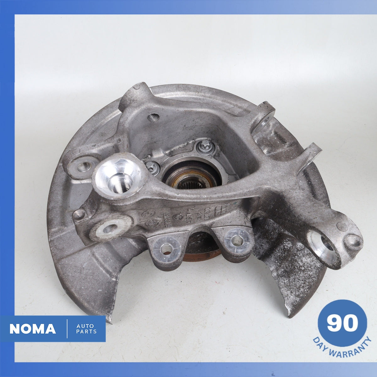 BMW F10 550i Rear Left Driver Side Spindle Knuckle Hub w/ Shield OEM - photo 8