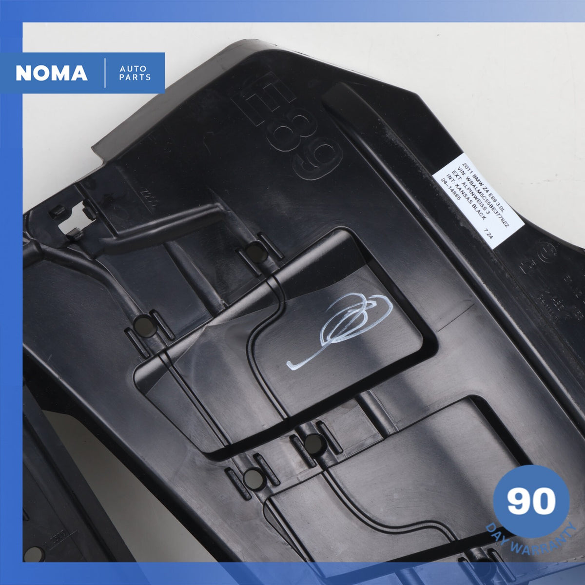 09-16 BMW E89 Z4 Rear Right Passenger Bumper Guide Cover Panel 7192044 OEM - photo 4