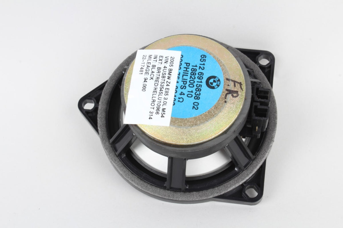 03-08 BMW Z4 E85 E86 Front or Rear Hi-Fi Stereo Audio Mid Range Speaker OEM - photo 5