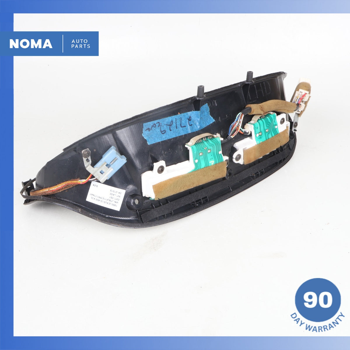 93-94 Lexus UCF10 LS400 Instrument Cluster Speedometer Bezel Trim w/Switches OEM - photo 12