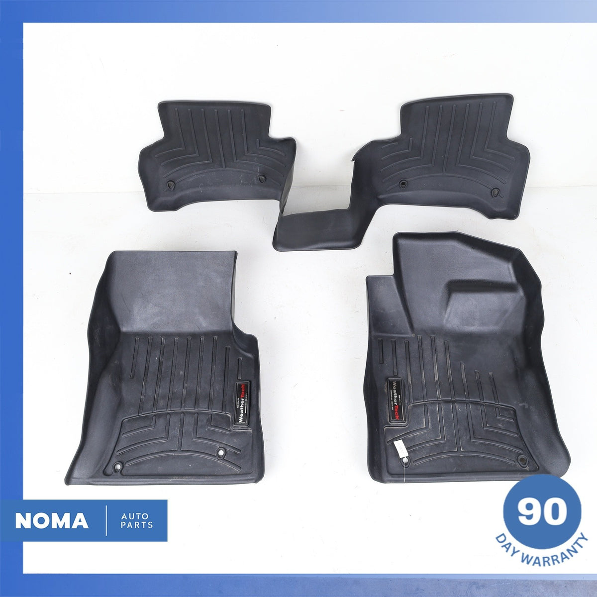 17-20 Jaguar X760 XE Front & Rear Floor Rubber Mat Set of 4 Weather Tech - photo 1