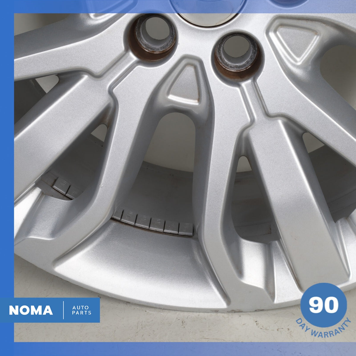 14-22 LR Range Rover Sport L494 Style 5 9.5 x R21 21" Wheel Rim Silver OEM - photo 8