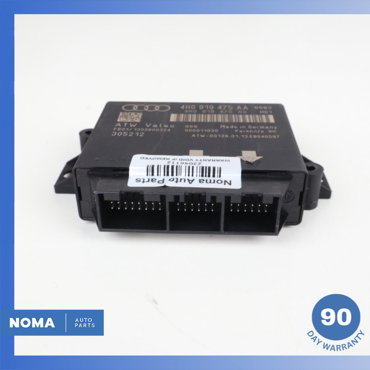 2014 Audi D4 A8 Parktronic Parking Aid Assist Control Module 4H0919475AA OEM - photo 2