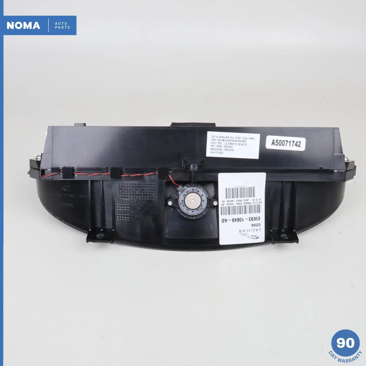 14-15 Jaguar X351 XJL XJ Speedometer Instrument Cluster EW9310849AD OEM 108k - photo 10