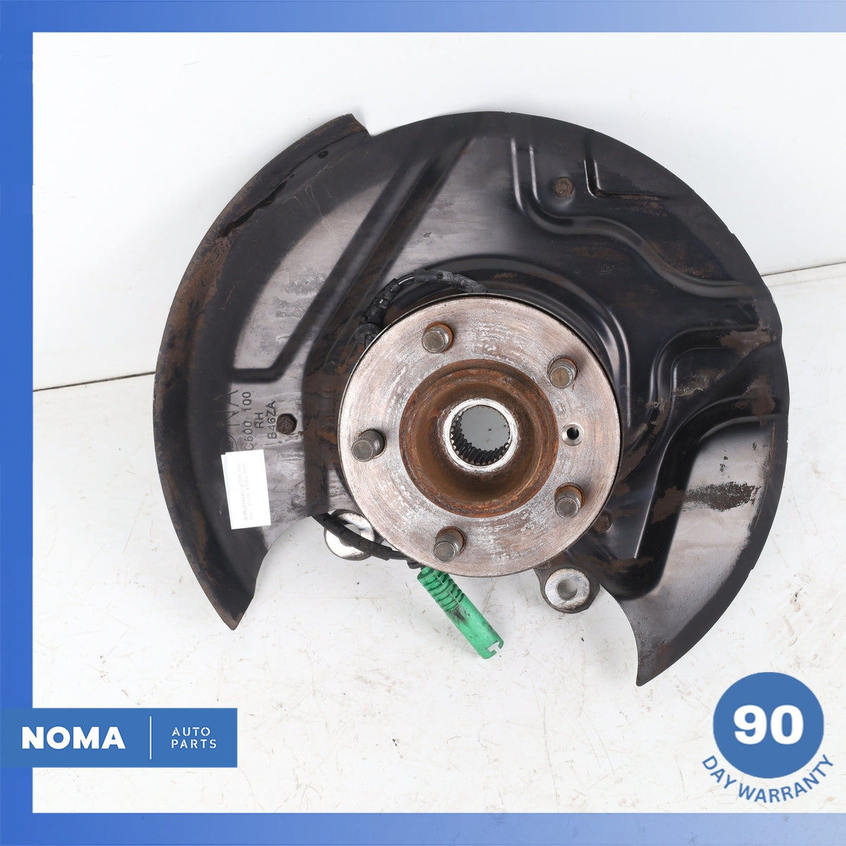 06-09 Land Rover Range Rover L322 Front Right Spindle Knuckle Hub w/ Shield OEM - photo 1