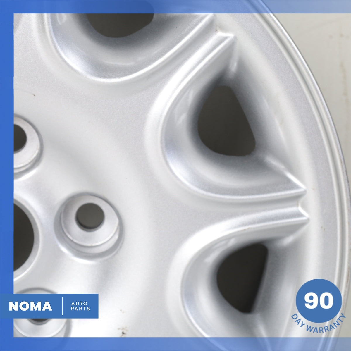 98-03 Jaguar X308 XJ8 Starburst 7 x R16 16" Wheel Rim Silver MNC6113AA OEM - photo 3