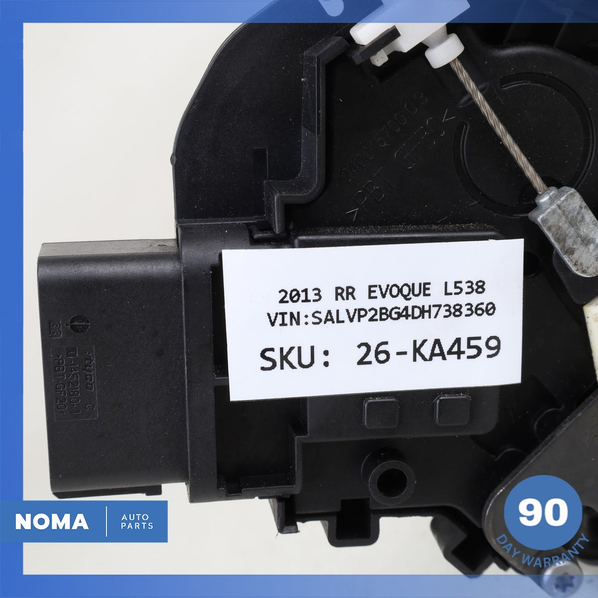 12-19 Range Rover Evoque L538 Front Right Side Door Latch Lock w/ Bracket OEM - photo 15
