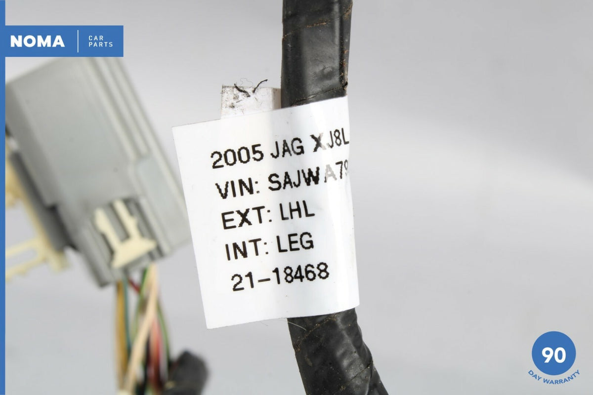 05-09 Jaguar XJ8 VDP X350 X358 LWB Rear Right Side Door Wiring Harness OEM - photo 8