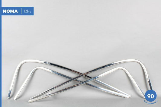 98-99 Jaguar XJ8 VDP X308 LWB Rear Windshield Glass Molding Set of 4 OEM - photo 1