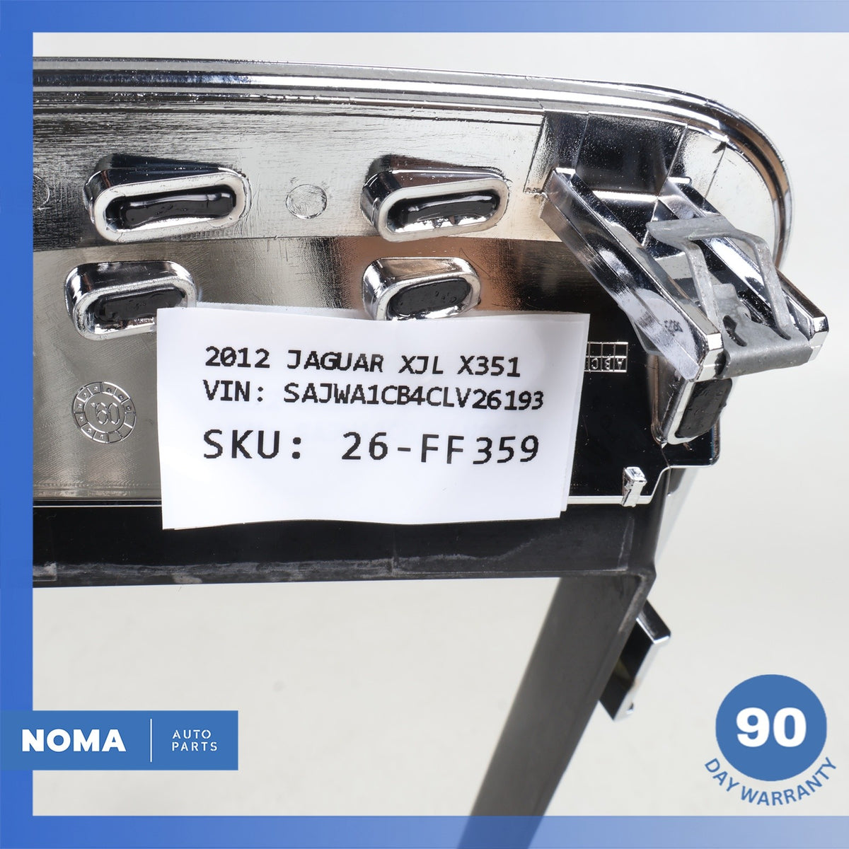 10-16 Jaguar X351 XJ XJR Dash Climate Control Radio Display Trim Bezel OEM - photo 9
