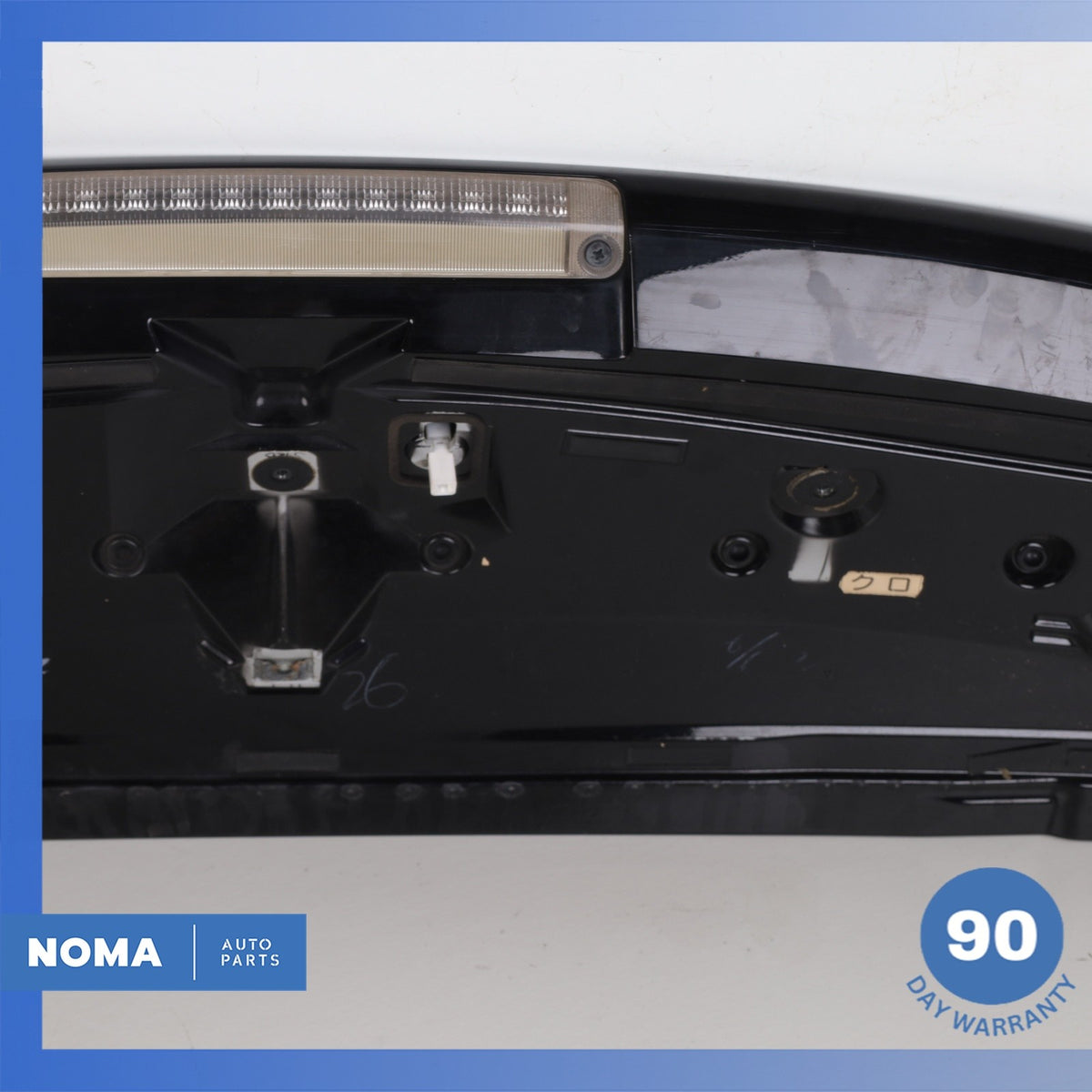 04-08 Lexus MHU33 RX400h Trunk Lid Molding Spoiler Wing w/ Light Black OEM - photo 10