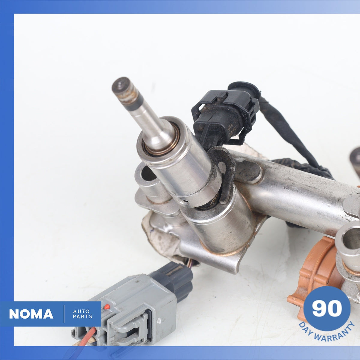 14-17 RR Evoque L538 2.0 Engine Motor Fuel Injector Rail w/ Injectors OEM - photo 8