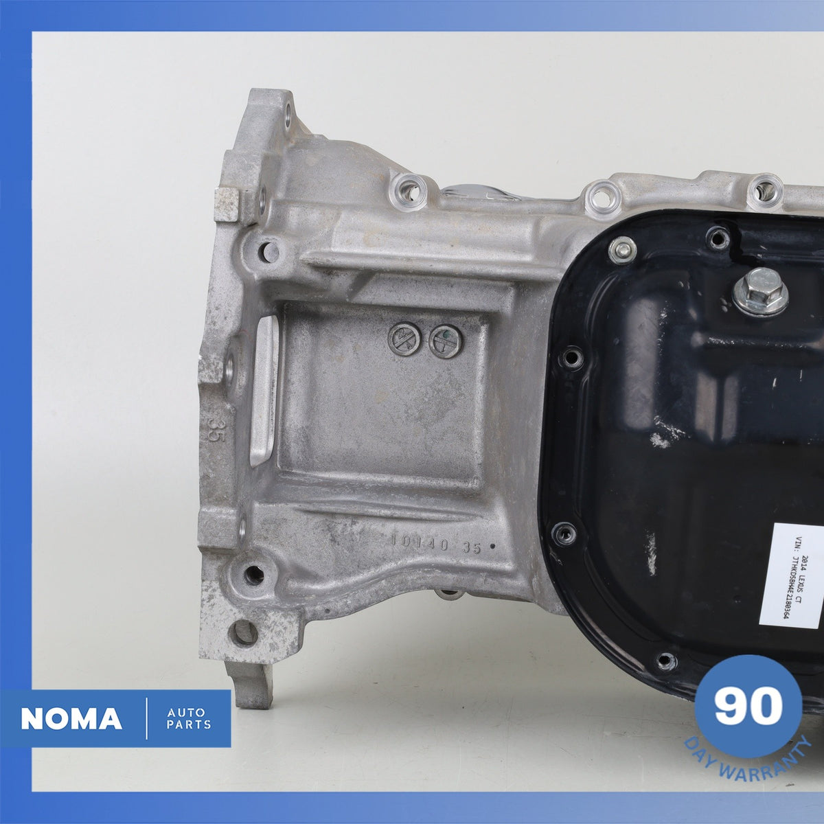 09-22 Lexus ZWA10 CT200h 1.8L Hybrid Engine Motor Oil Sump Pan OEM - photo 12