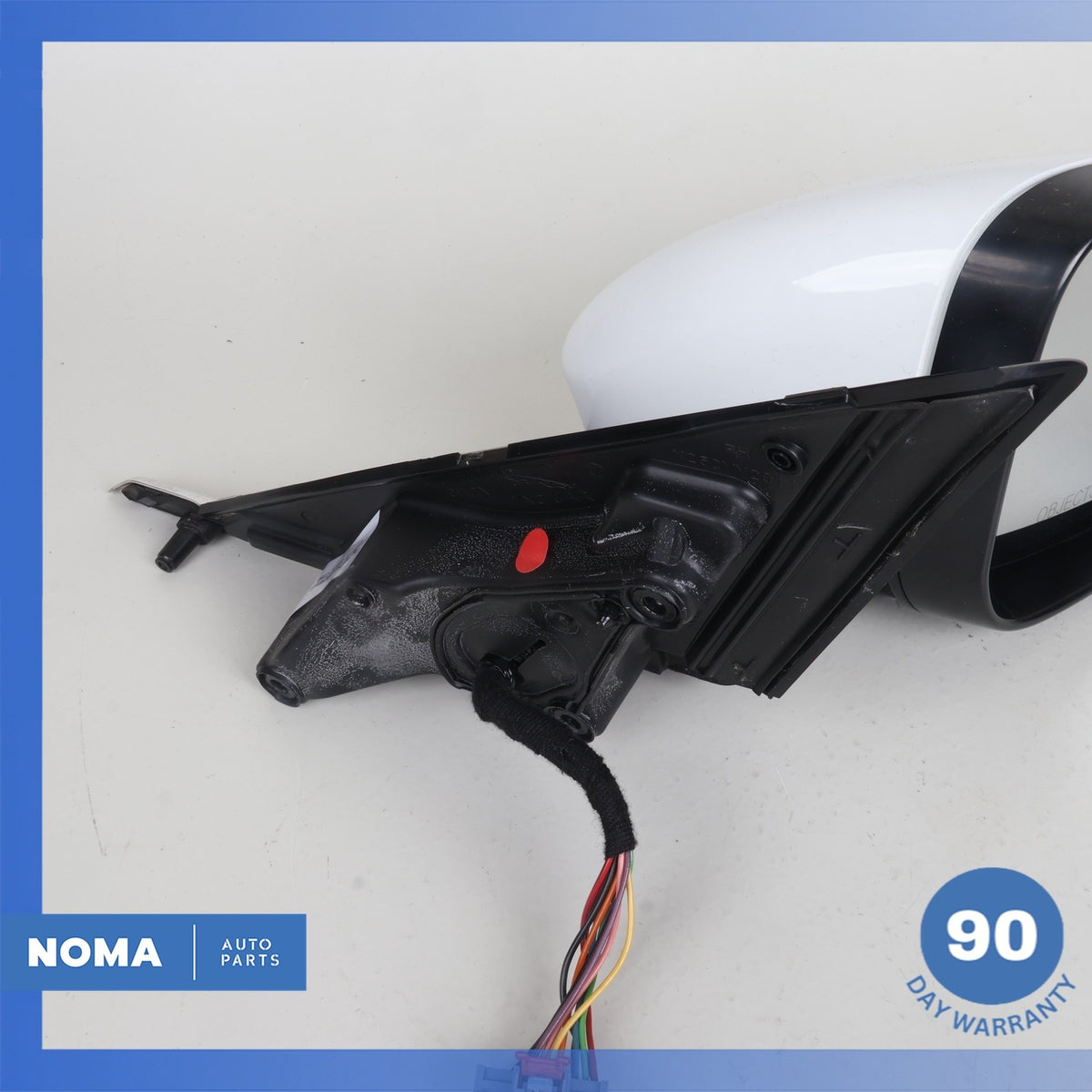10-15 Jaguar X250 XF XFR Right Rear View Mirror Stratus w/ Blind Spot White OEM - photo 5