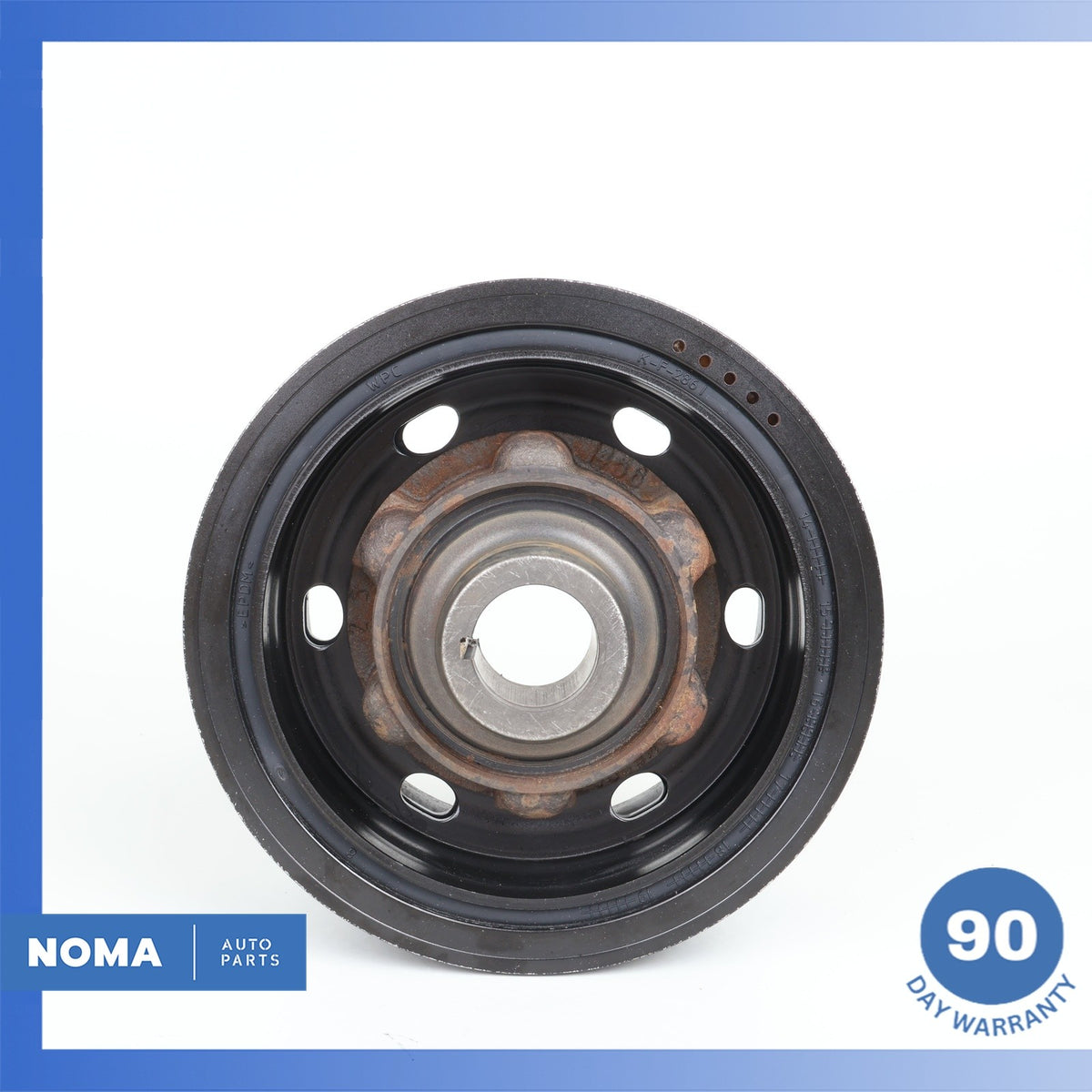 10-23 LR Range Rover Sport L494 F-Type XF Engine Crankshaft Balancer Pulley OEM - photo 2