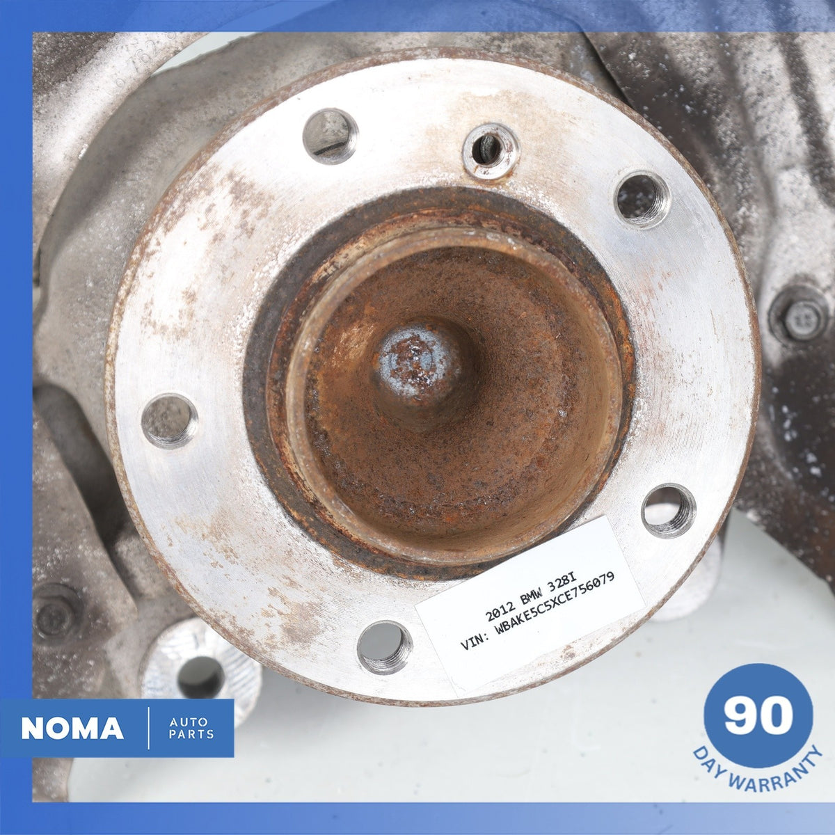 06-16 BMW E92 328i 128i Z4 RWD Front Right Spindle Knuckle Hub w/ Shield OEM 75k - photo 7