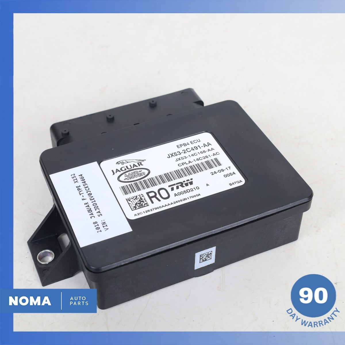 2018 Jaguar X152 F-Type EPB Electronic Parking Brake Control Module Unit OEM 67k - photo 5