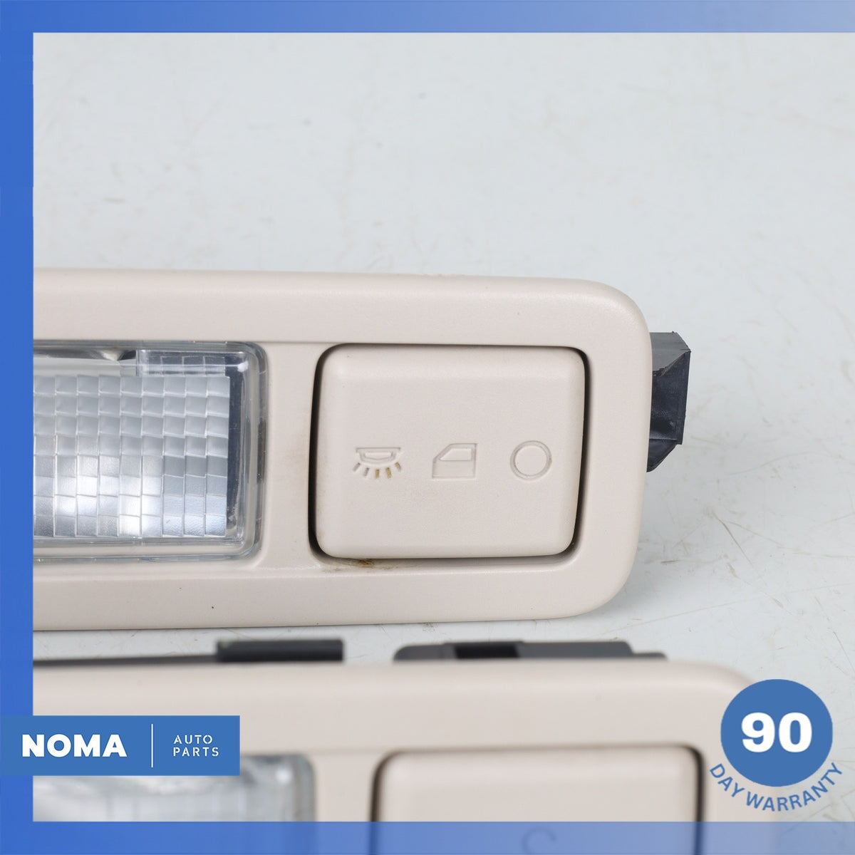 14-19 Range Rover Evoque L538 Rear Left & Right Dome Light Lamp Set Beige OEM - photo 5